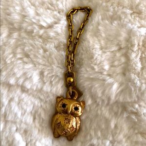 Coach owl charm